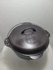 Vintage Griswold No 8 Cast Iron Tite-Top Dutch Oven With Lid Erie USA 1278 1288