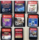 Nintendo Switch Game Lot 9 Games Sonic Mario Minecraft Pac-Man Tested Working