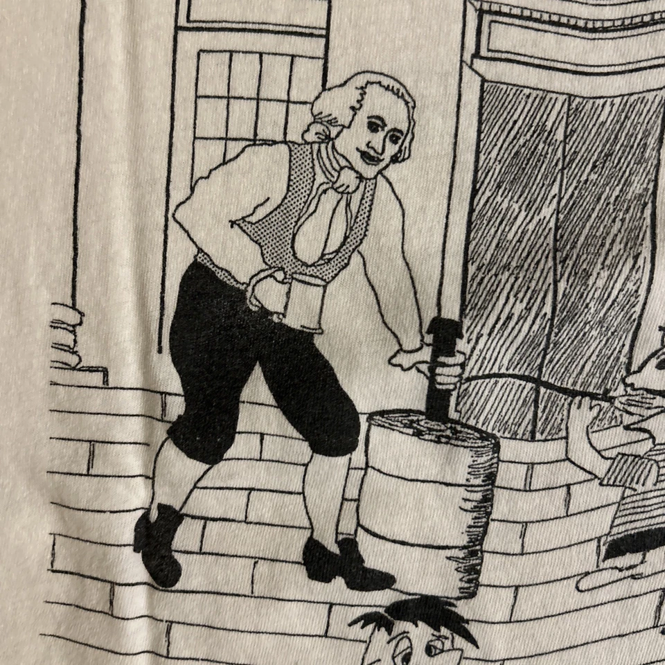 Camiseta De Colección Universidad De Virginia Años 80 90 Alf George Washington Barril Fiesta Foto 3 de 4