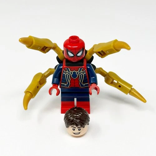 IRON SPIDER Minifigure LEGO Marvel Avengers Peter Parker 76323 (sh1047)