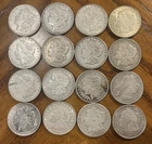 (16) 1921 Morgan Silver Dollar Lot Of 16 90% Silver United States