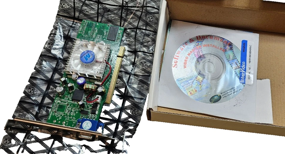 Vintage Jaton GeForce 8400G MX400 Graphics Card 32MB DDR VGA VIDEO-118PCI-32DDR - Image 4 of 4