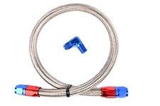 JEGS 100816 -06AN Carburetor to Mechanical Fuel Pump Line Kit