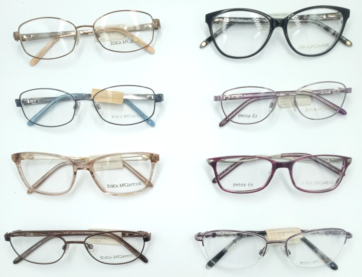 NWT WOMEN\'S JESSICA MCCLINTOCK EYEGLASS FRAMES JMC4305 BLUE MULTI Jessica McClintock Eyeglass Frames for sale | eBay main image 2