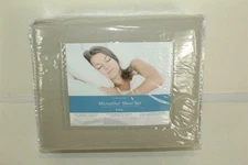 Linenspa Brushed Microfiber Ultra Bed Sheet Set Wrinkle Resistant Full Sand