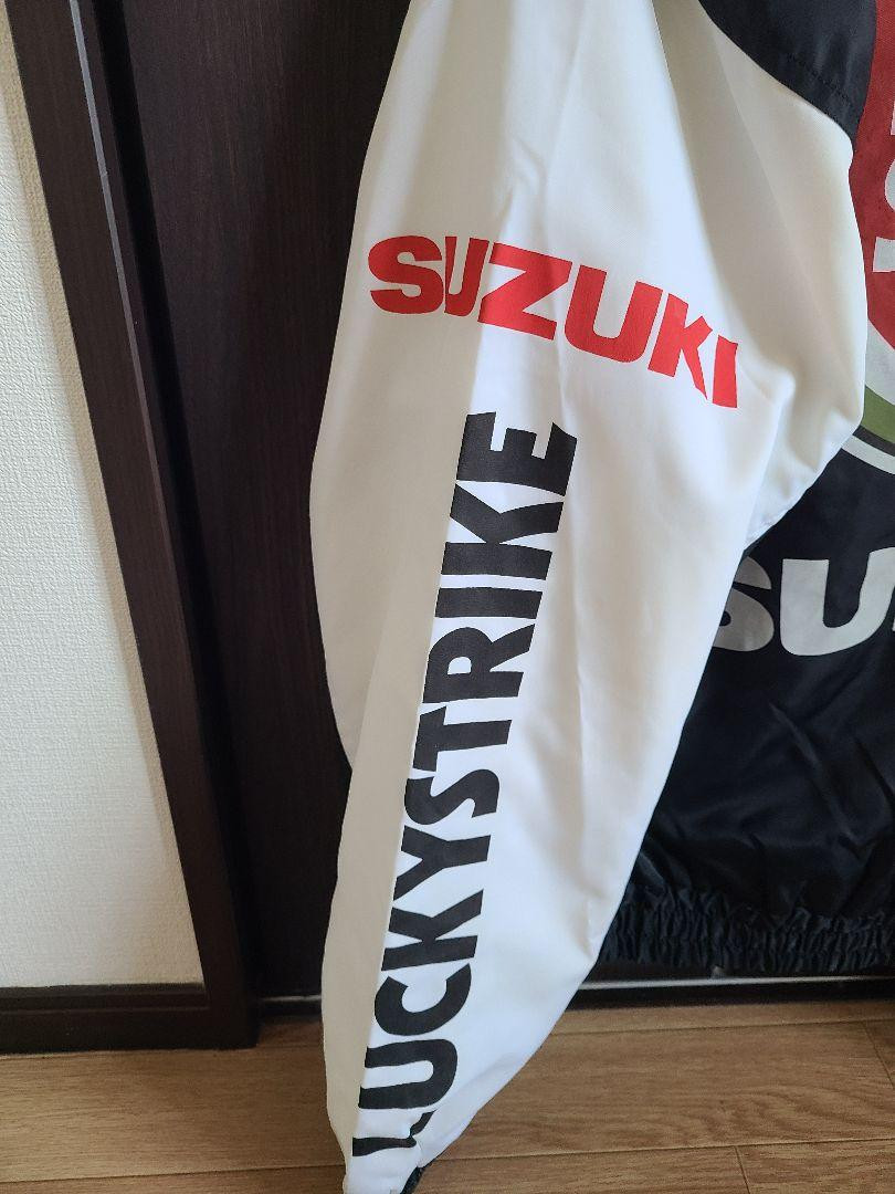Suzuki Lucky Strike Racing Jacket M Nylon Motocross Biker Suzuki Lucky Strike Racing Jacket M Nylon Motocross Biker