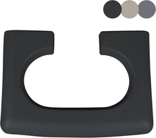 Center Console Cup Holder Replacement Pad Compatible with 04-14 F150, Black 