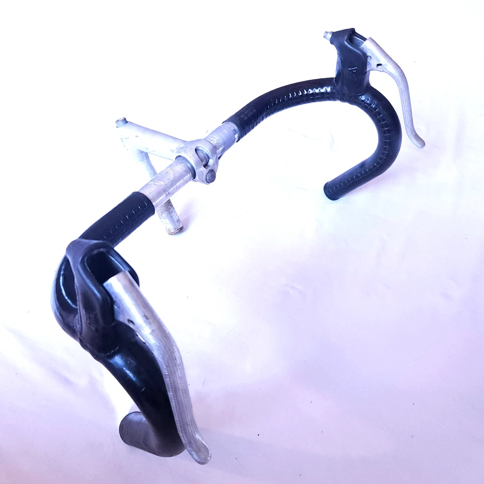 Motobécane Rennrad Lenker + Vorbau + Bremshebel - Original Gummibezug - 70/80er