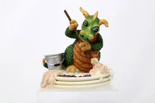 1997 Spangler’s Realm 191006 A Dragon's Work is Never Done 4" figurine