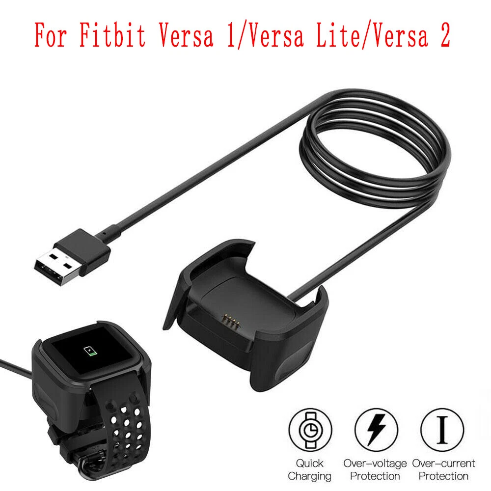 For Fitbit Versa / Versa / Versa 2 USB Charger Power Dock Cradle | eBay