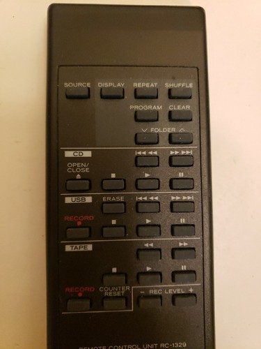Tascam Teac RC-1329 Original Remote Control for CD-A580 Genuine Made In Japan - Picture 4 of 7