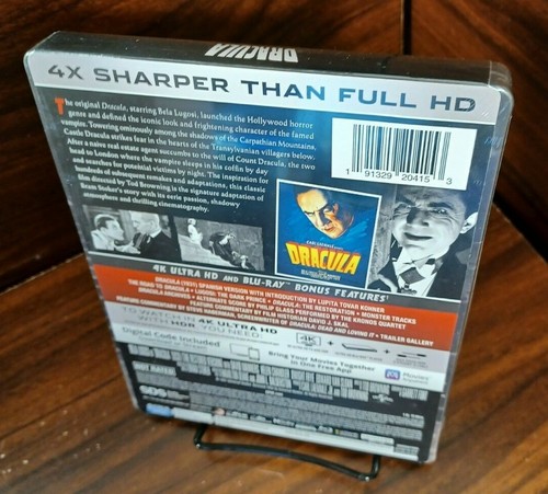 Dracula 1931 4K Collector STEELBOOK (4K+Blu-ray-No Digital)-Free Box S&H - Picture 5 of 12