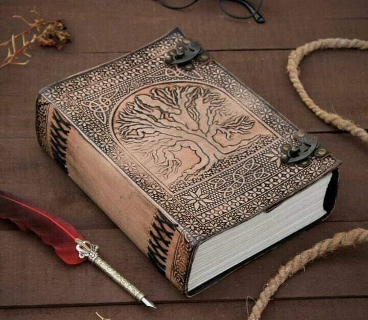 Tree of Life Journal, Witch Spell Book of Shadows Grimoire Journal 