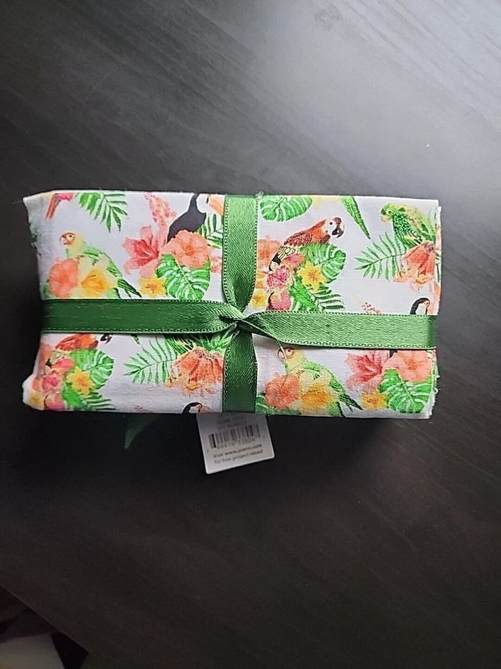 NEW Fat Quarter  5PC Bundle Cotton Sewing Fabric Gone Wild Animal Print - Image 3 of 4