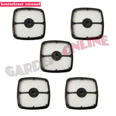5x Luftfilter Filter mit Gummirand für ECHO Heckenschere Freischneider SRM HC