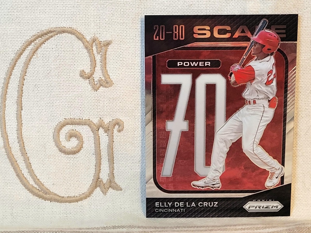 Elly De La Cruz, Cincinnati Reds, 2023 Panini Prizm 20-80