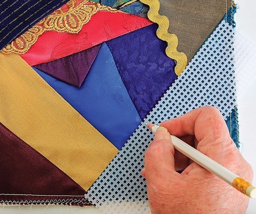 Crazy Quilting for Beginners Pocket Guide - Guide by Sharon Boggon - The Basics - Picture 7 of 8