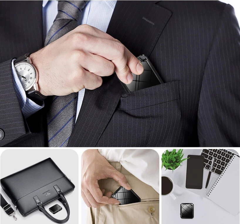 Small Voice Recorder MP3 Player Sound Activated Audio Recorder Professional Dic - Image 3 of 4