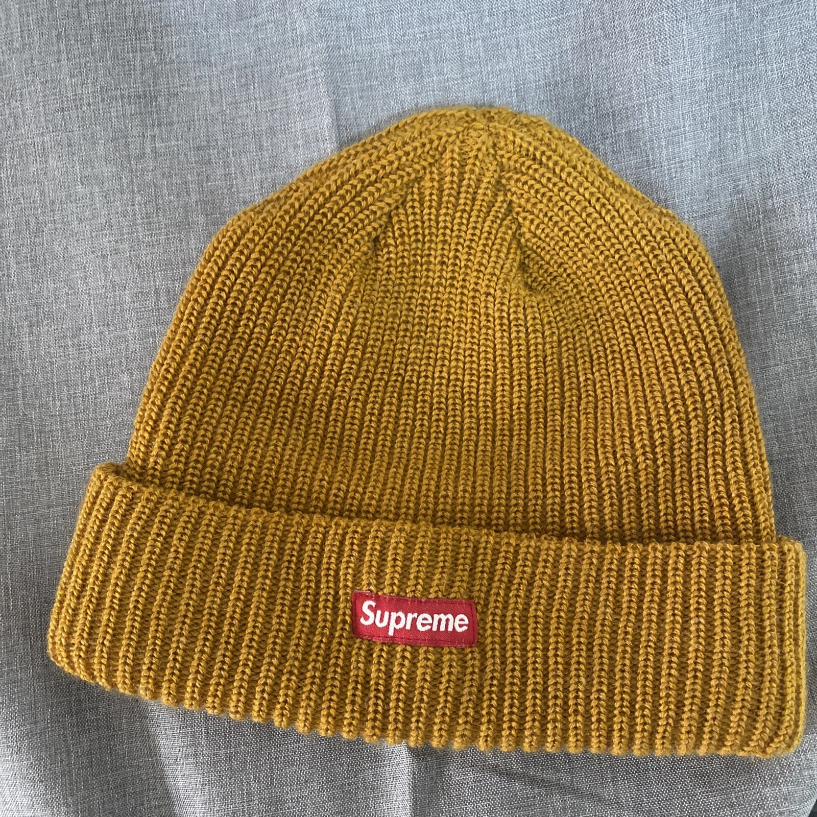 Supreme FW17 Heather jauge lâche banie or jaune