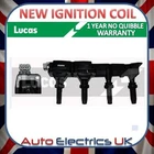 CITROEN PEUGEOT IGNITION COIL PACK NEW LUCAS OE QUALITY