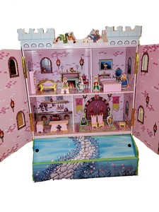 wooden princess castle