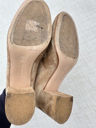 vs GIANVITO ROSSI Zip Front Suede Boots Booties 38 US 7,5 - Bild 8 von 10
