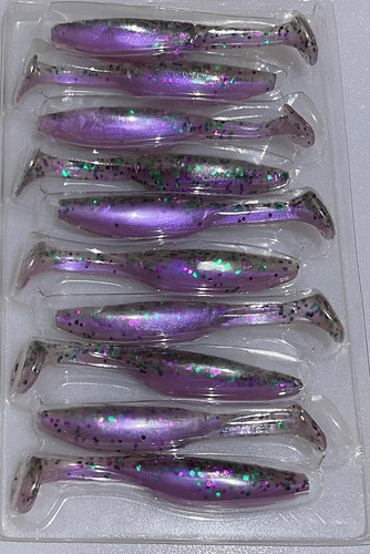 Nomura Grab Shad Soft Plastic Fishing Lure 7CM 10 Pack UK Seller, Fast Delivery - Picture 10 of 10