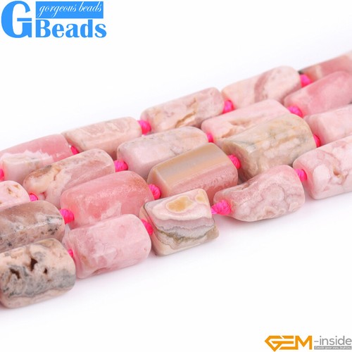 Natural Assorted Gemstone Faceted Tube Column Beads for Jewelry Making 8x12mm - Picture 99 of 192