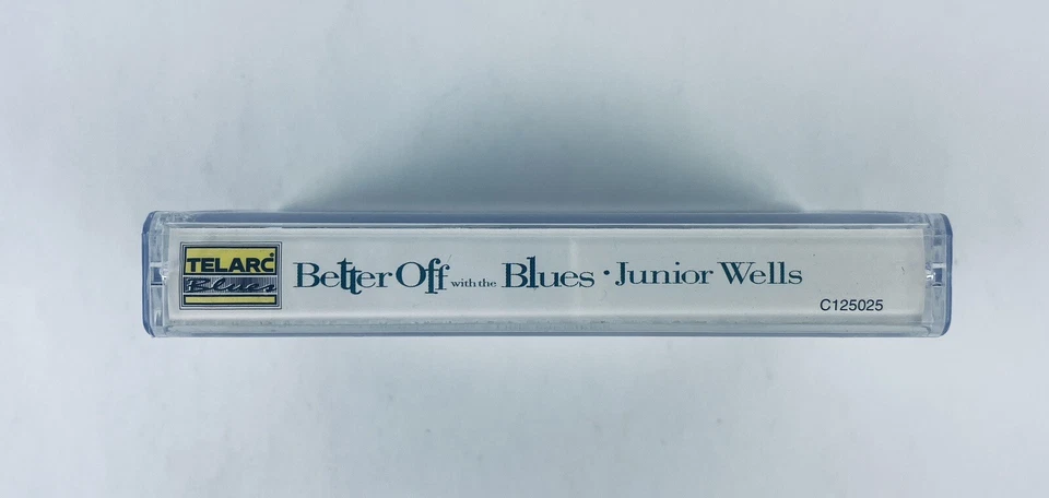 Telarc Junior Wells Better Off With The Blues Cassette Tape Blues *TESTED* - Imagem 3 de 3