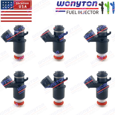 6Pcs OEM 16450-MCA-013 Fuel Injectors For Honda GL1800 GOLD WING FSC600