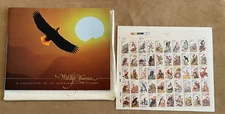 1987 Wildlife America US Commemorative Book & Stamps new #827 vintage 22c page