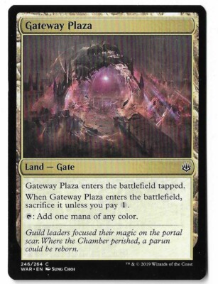 MTG Gateway Plaza War of the Spark (WAR) Common Magic Card #246/264 Unplayed | eBay MTG Gateway Plaza War of the Spark (WAR) Common Magic Card #246/264 Unplayed | eBay