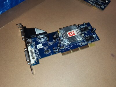 ATI Radeon 9250 128MB DDR (64-bit) DVI VGA AGP Video card C78H0600P 