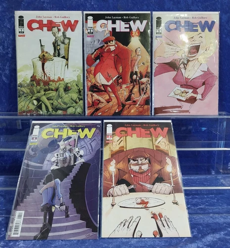 Image Comics 2009 Chew VF Issues 1 1st Print 2 3 4 5 lot 1