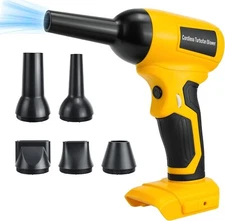 Mini Leaf Blower Compatible with Dewalt 20V Battery, 130000RPM High-Speed Blower