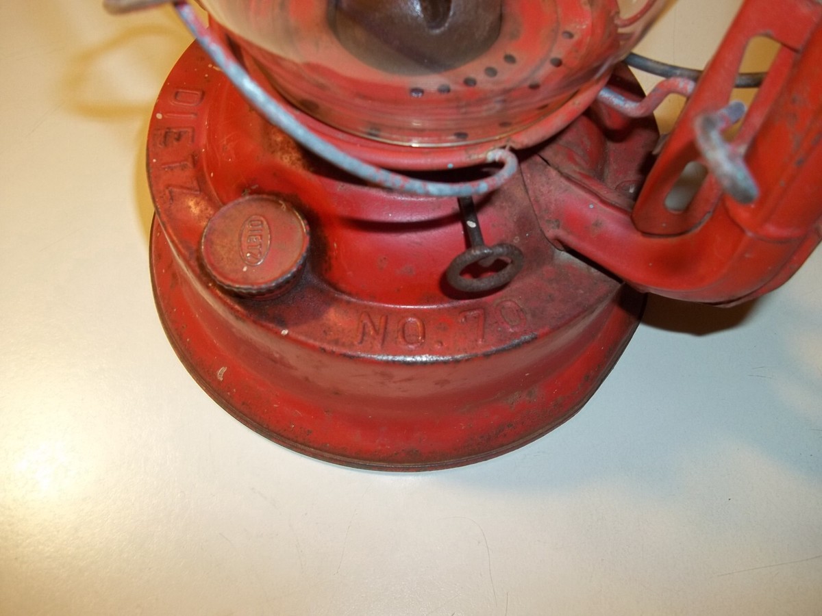 Vintage Dietz NO. 70 Red Oil Lantern 15” | eBay