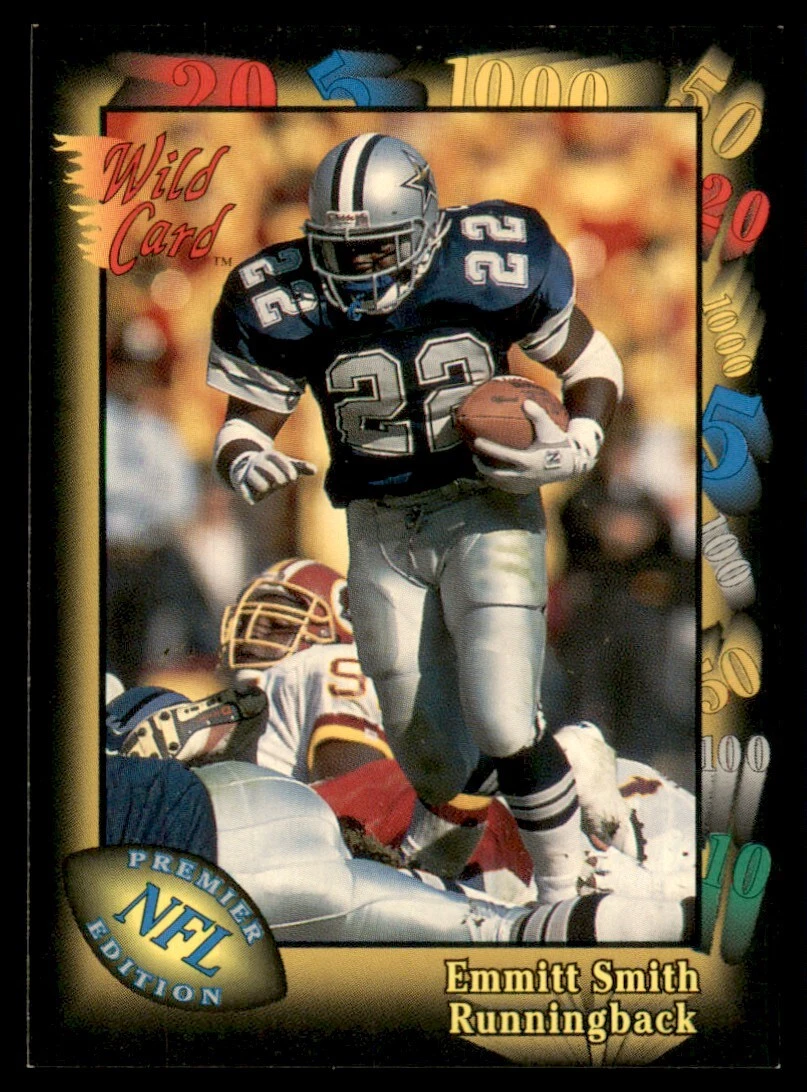 1991 Wild Card Emmitt Smith #46 for sale | eBay