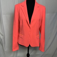 T Tahari Erma Jacket in Tangerine Size 10 NWT