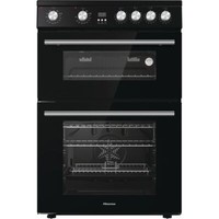 Hisense HDE3211BIBUK 60cm Free Standing Electric Cooker with Induction Hob