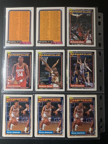 NBA Topps vintage Basketball trading cards lot of 65 seasons 1992-1995 🏀 - Picture 8 of 10