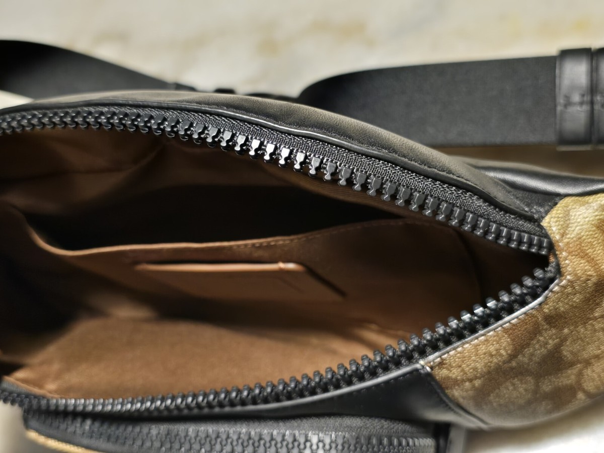 NWT Coach C3765 Track Signature Belt Bag Fanny Pack Khaki NWT Coach C3765 Track Signature Belt Bag Fanny Pack Khaki