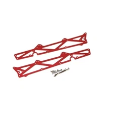 STRC Aluminum TVP Side chassis plates (1 pair) Red : Raider / Granite / Vorteks