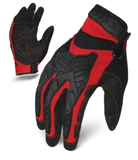 IronClad Gloves EXO2-MIGR Motor Impact Protection Red & Black - Select Size