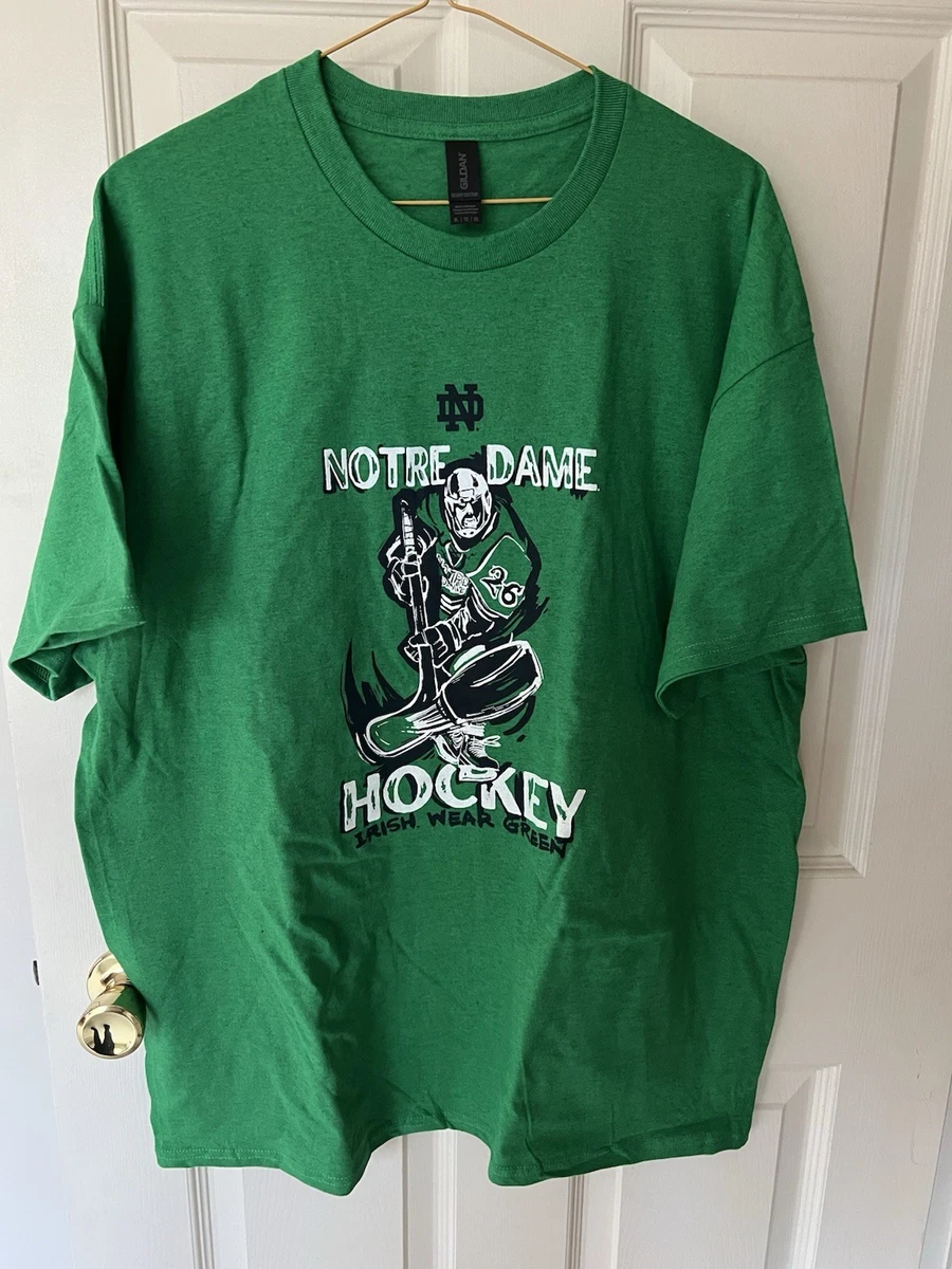 Maillot Hockey Under Armour Notre Dame Fighting Irish - Homme, Taille L, Vert, Neuf