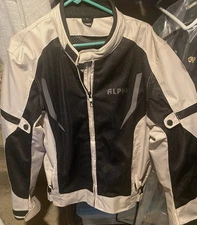Alpha Cycle Gear Motorcycle Jacket Men’s Size M