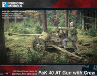 Pak 40 AT Gun Crew - Rubicon Models 28Mm
