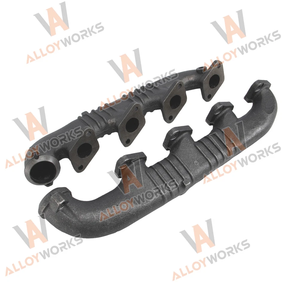 Pair Left & Right Exhaust Manifold Kit For Ford F-250 F350 E450 Super Duty 6.0L - Image 3 of 4
