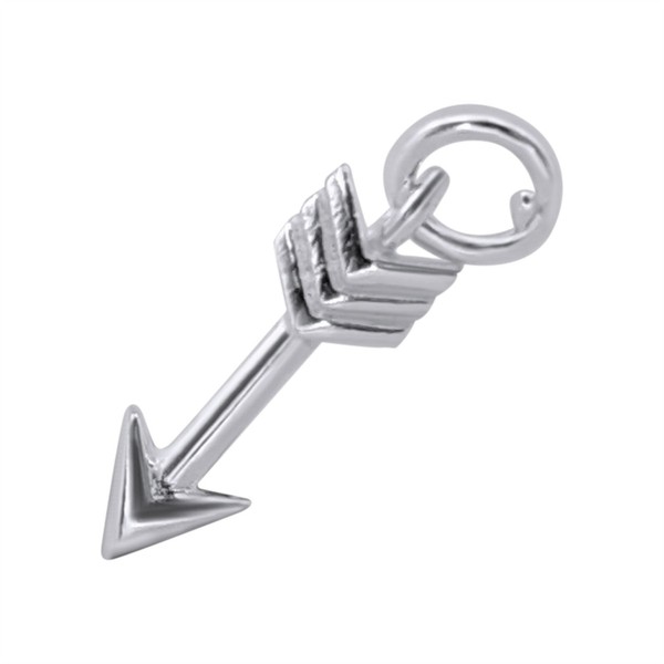 Kleiner Pfeil Charm-AnhäNger 925 Silber Zur Schmuckherstellung Boho - Silverly-image