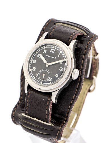 Longines Herrenarmbanduhr, British Military - Bild 1 von 8