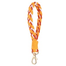 Handmade Bracelet Keychain for Travel Concerts, Orange Yellow